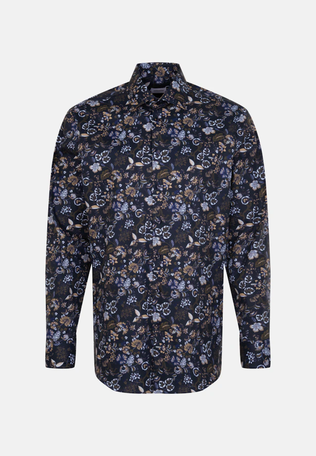 Comfort Chemise d'affaires Imprimé in Bleu Foncé |  Seidensticker Onlineshop
