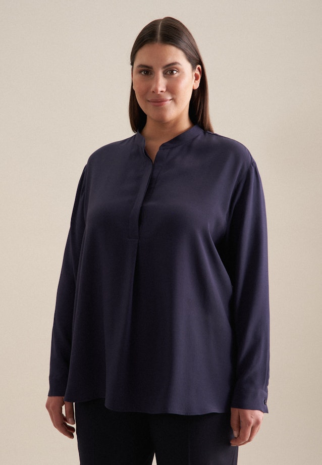 Collar Tunic in Dark Blue |  Seidensticker Onlineshop