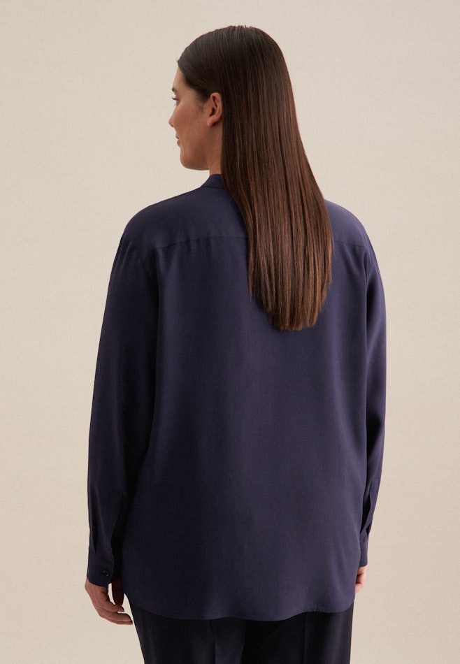 Collar Tunic in Dark Blue | Seidensticker online shop