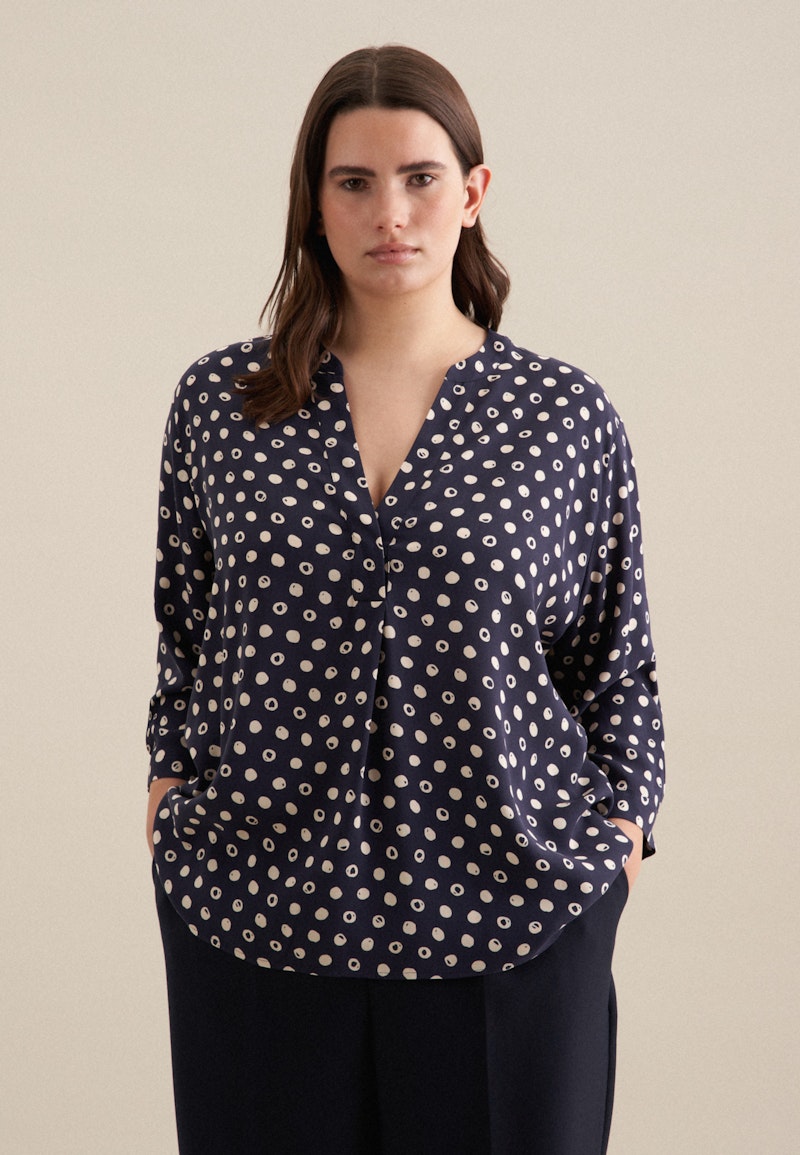 Collar Stand-Up Blouse