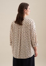 Collar Stand-Up Blouse in Ecru |  Seidensticker Onlineshop