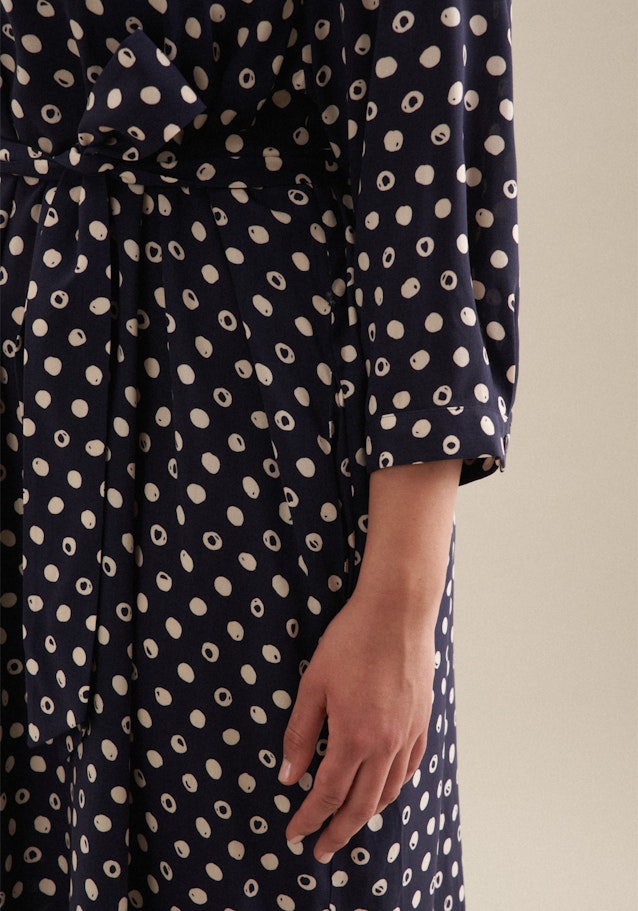 Grande taille Collar Dress in Dark Blue |  Seidensticker Onlineshop