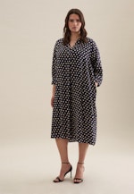 Curvy Robe Regular Manchon 3/4 in Bleu Foncé |  Seidensticker Onlineshop