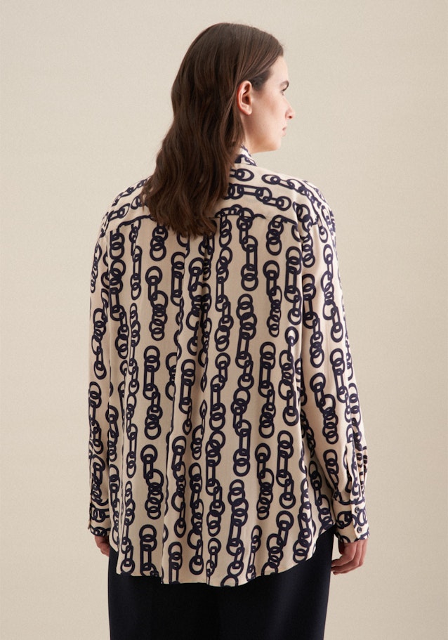 Hemdbluse Kettenprint in Ecru | Seidensticker Onlineshop