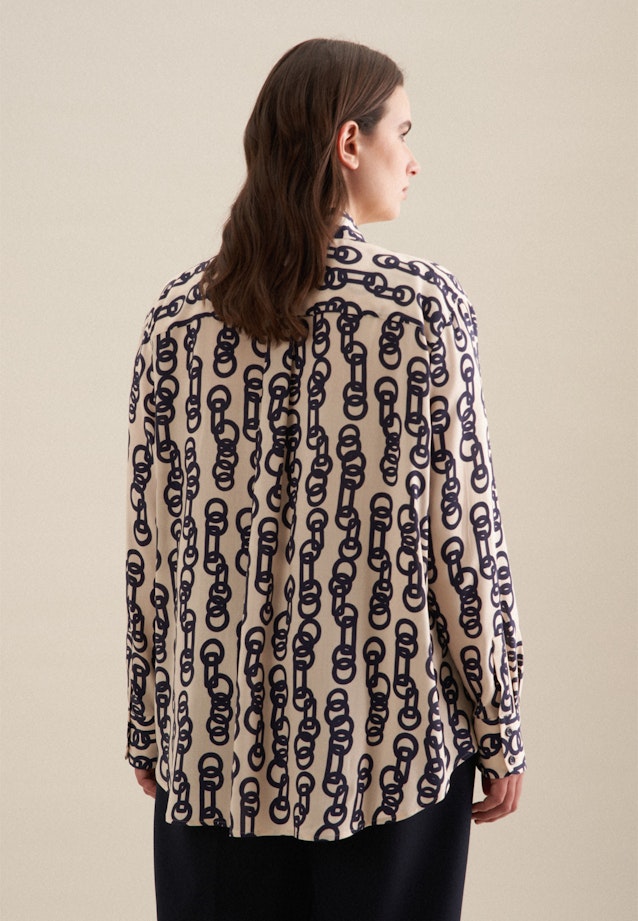 Grande taille Collar Shirt Blouse in Ecru | Seidensticker Onlineshop