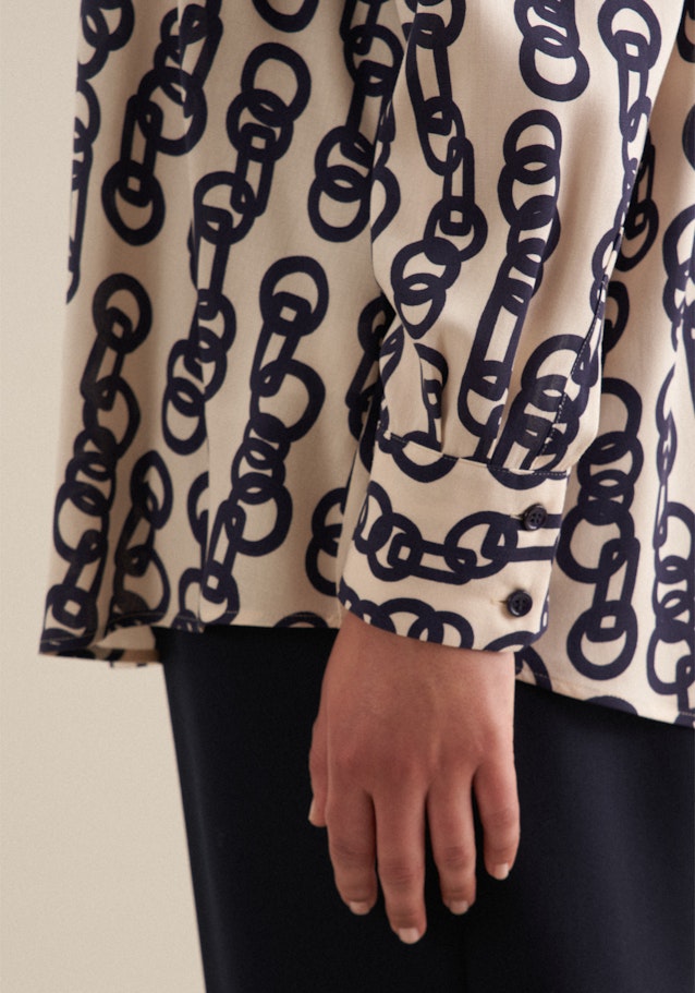 Hemdbluse Kettenprint in Ecru | Seidensticker Onlineshop