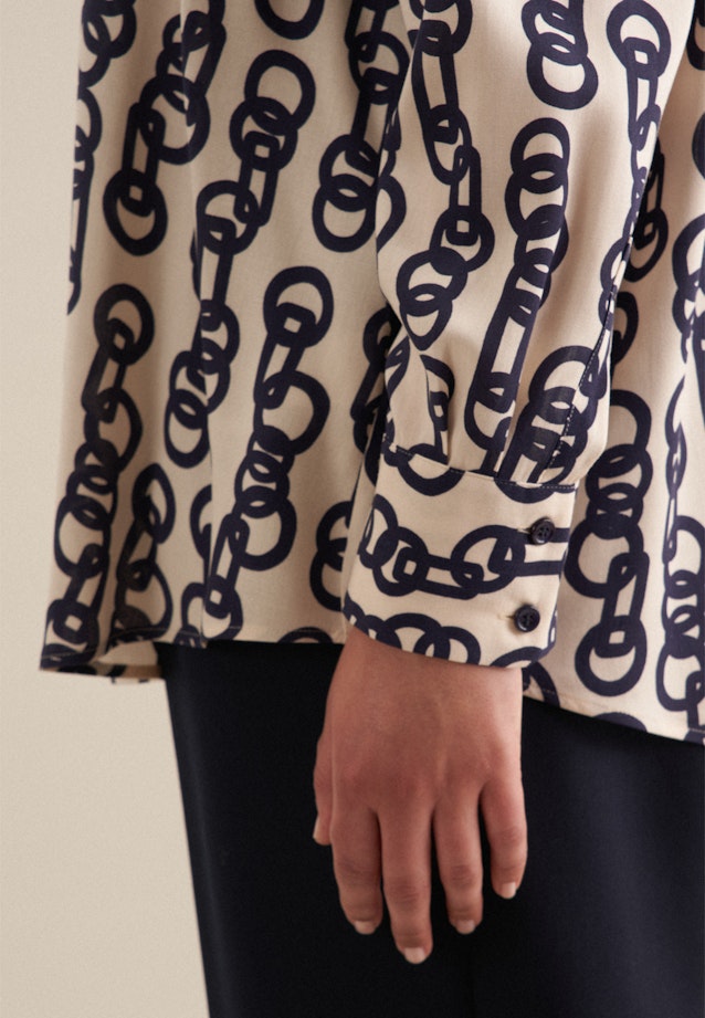 Grande taille Kraag Shirtblouse in Ecru |  Seidensticker Onlineshop
