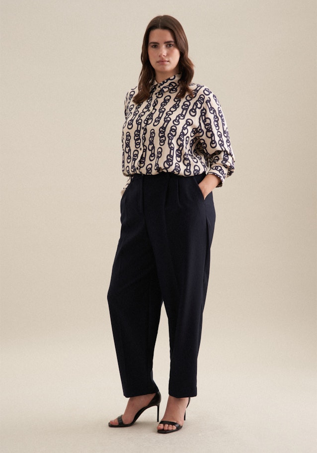 Hemdbluse Kettenprint in Ecru | Seidensticker Onlineshop