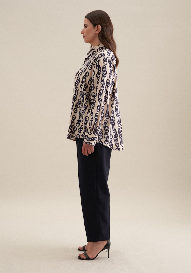 Hemdbluse Kettenprint in Ecru | Seidensticker Onlineshop