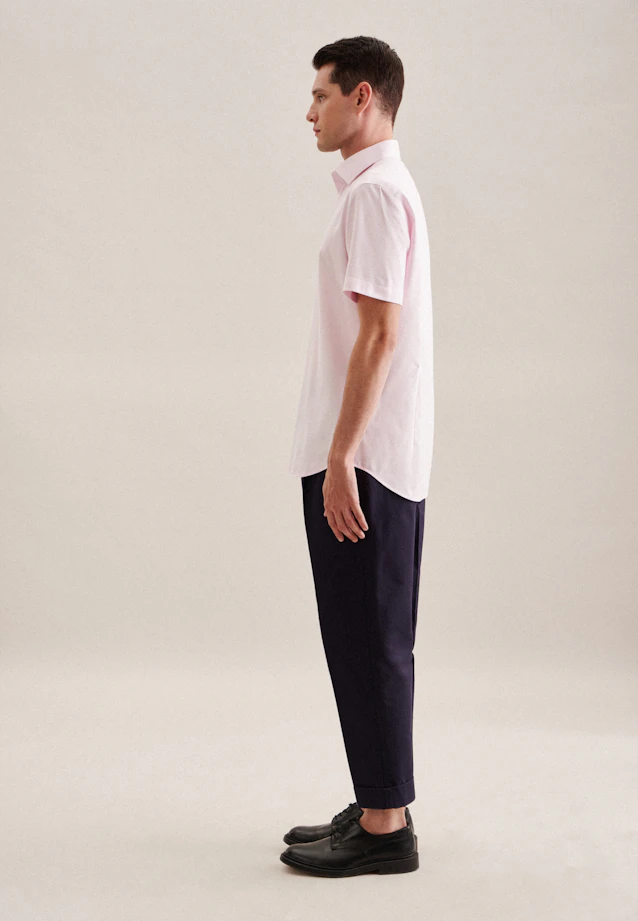 Shaped Business Hemd Uni in Rosa/Pink |  Seidensticker Onlineshop