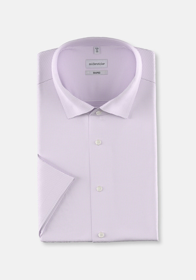 Shaped Chemise d'affaires Uni dans Lilas | Boutique en ligne Seidensticker