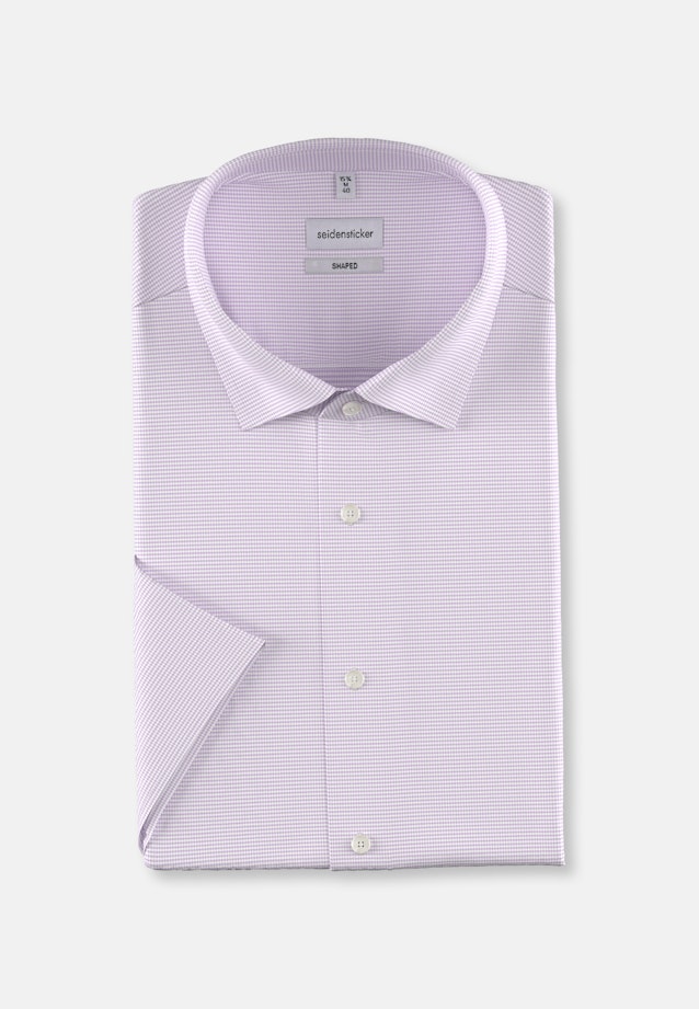 Shaped Business Hemd Uni in Lila |  Seidensticker Onlineshop
