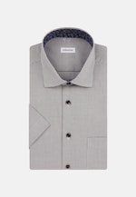 Non-iron Poplin Short sleeve Business Shirt in Regular with Kent-Collar in Medium Blue |  Seidensticker Onlineshop