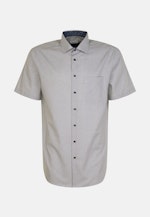 Non-iron Poplin Short sleeve Business Shirt in Regular with Kent-Collar in Medium Blue |  Seidensticker Onlineshop