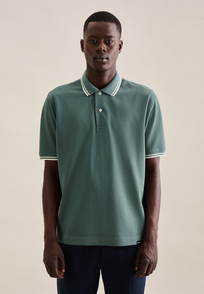 T-Shirt Regular Manche Courte dans Vert | Boutique en ligne Seidensticker