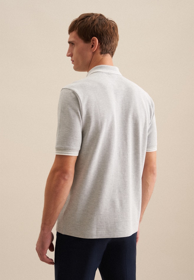 T-Shirt Streifen platziert in Grau | Seidensticker Onlineshop