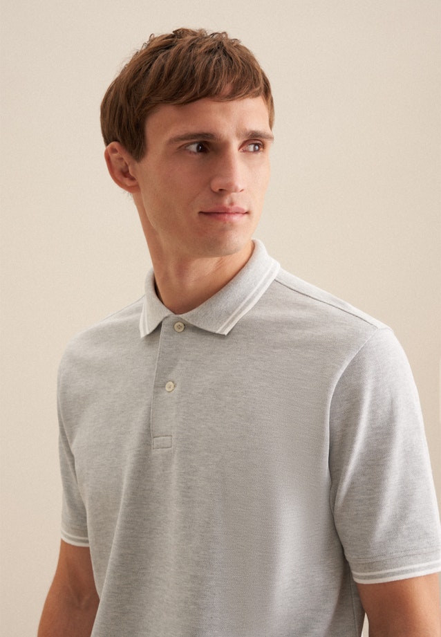 Polo bande placée in Gris |  Seidensticker Onlineshop