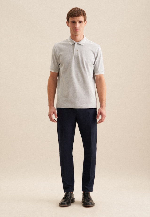 Polo bande placée in Gris |  Seidensticker Onlineshop