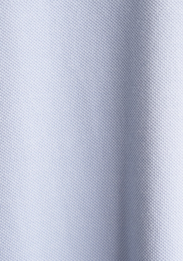 Kragen T-Shirt Regular in Hellblau |  Seidensticker Onlineshop