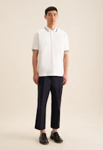 Regular Polo strips placed in White |  Seidensticker Onlineshop