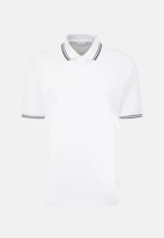 Regular Polo strips placed in White |  Seidensticker Onlineshop