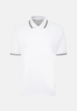 Regular Polo strips placed in White |  Seidensticker Onlineshop