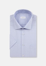 Regular Business Hemd Karo in Hellblau |  Seidensticker Onlineshop