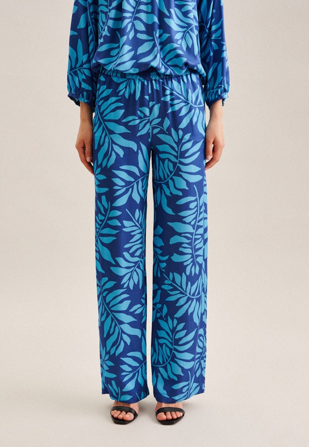 Pantalons Regular Manche Longue in Bleu Moyen |  Seidensticker Onlineshop