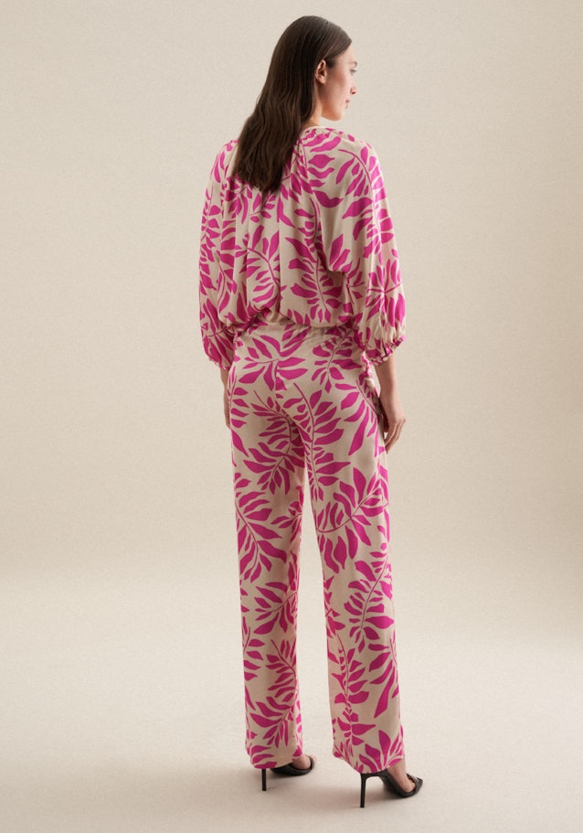 Regular Pantalons feuilles in Rose Fuchsia | Seidensticker Onlineshop