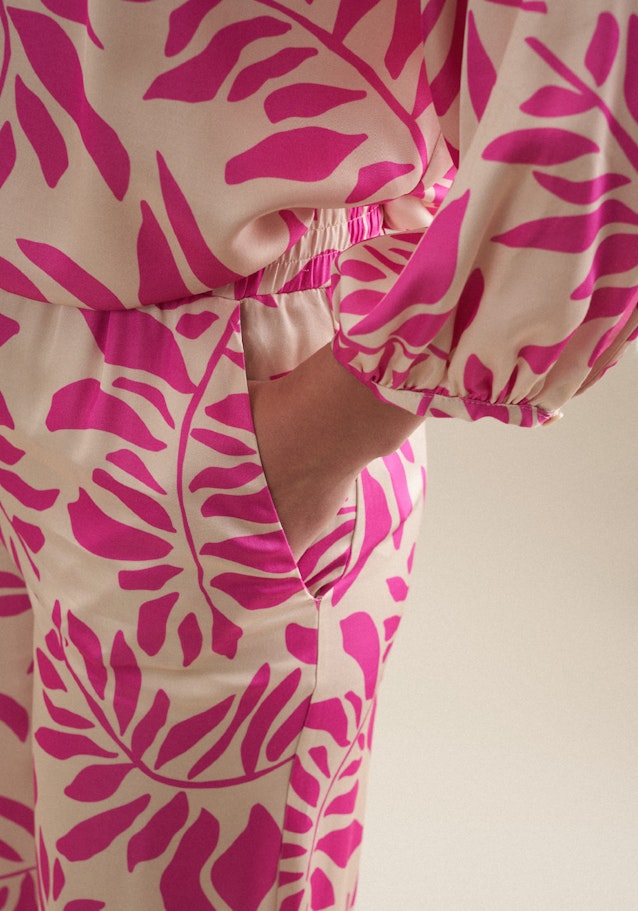 Regular Pantalons feuilles in Rose Fuchsia | Seidensticker Onlineshop