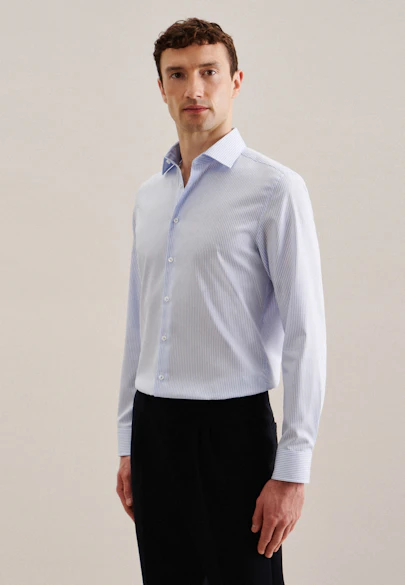 X-Slim Business shirt Stripe in Light Blue |  Seidensticker Onlineshop