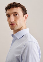 X-Slim Business Hemd Streifen in Hellblau |  Seidensticker Onlineshop