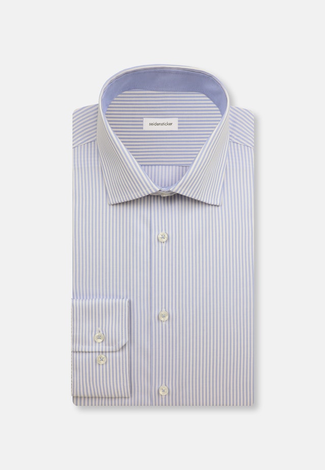 X-Slim Business Hemd Streifen in Hellblau |  Seidensticker Onlineshop