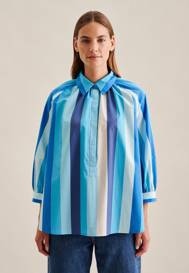 3/4-sleeve Voile Tunic in Turquoise | Seidensticker online shop