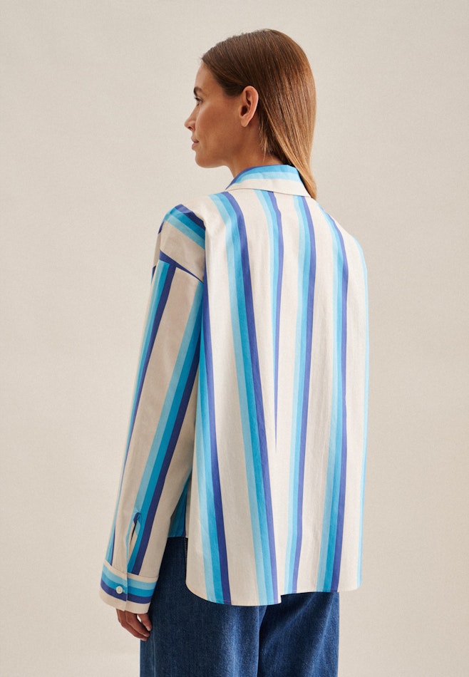 Long sleeve Voile Tunic in Turquoise | Seidensticker online shop