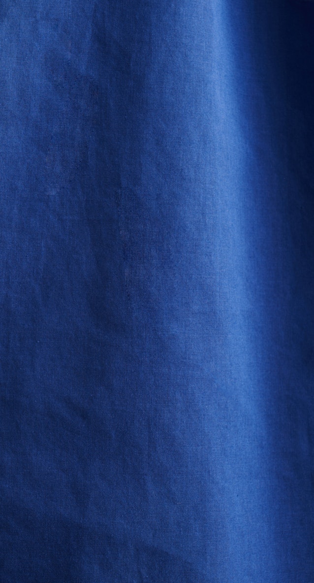 3/4-sleeve Voile Shirt Blouse in Medium Blue |  Seidensticker Onlineshop