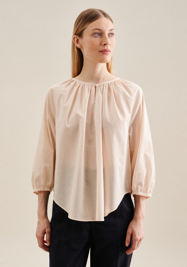 3/4-sleeve Voile Shirt Blouse in Ecru | Seidensticker Onlineshop