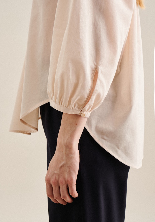 3/4-sleeve Voile Shirt Blouse in Ecru |  Seidensticker Onlineshop