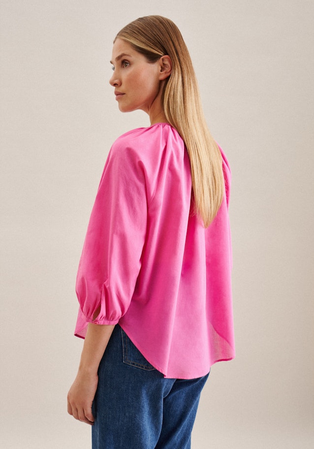 3/4-Arm Voile Shirtbluse in Rosa/Pink | Seidensticker Onlineshop