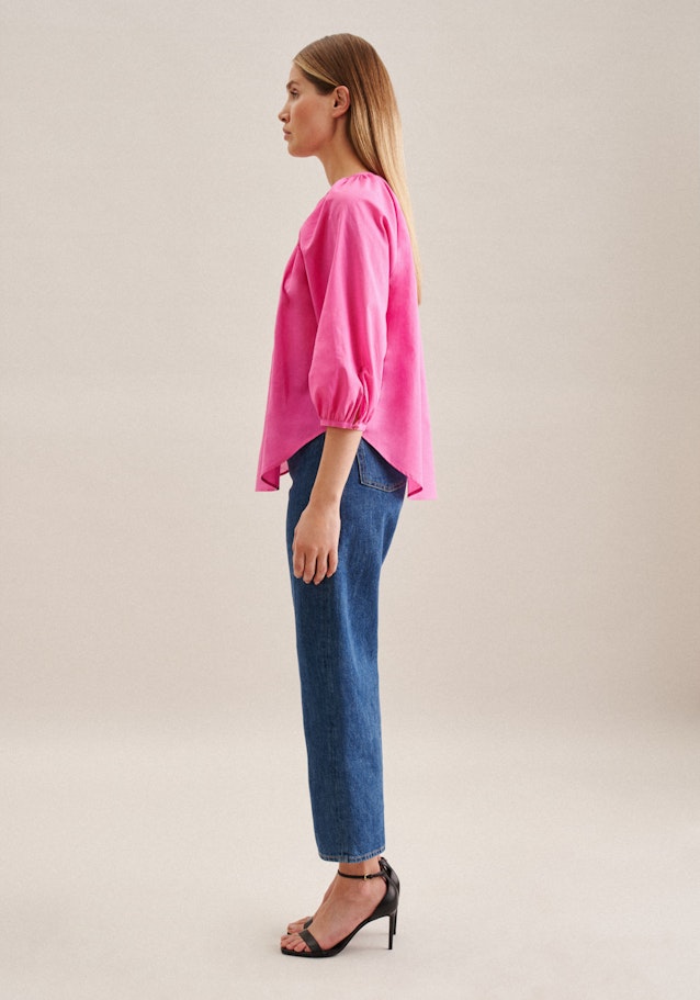 3/4-Arm Voile Shirtbluse in Rosa/Pink |  Seidensticker Onlineshop