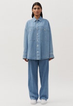 Unisex Hemd Oversized in Mittelblau |  Seidensticker Onlineshop