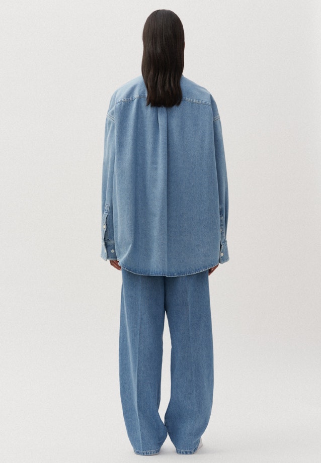 Unisex chemise Oversized in Bleu Moyen |  Seidensticker Onlineshop