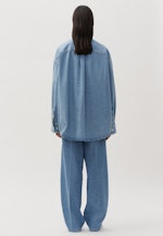 Unisex Hemd Oversized in Mittelblau |  Seidensticker Onlineshop