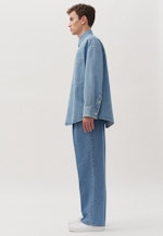 Unisex Hemd Oversized in Mittelblau |  Seidensticker Onlineshop