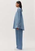 Unisex Hemd Oversized in Mittelblau |  Seidensticker Onlineshop