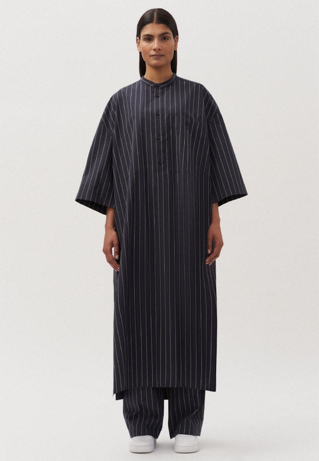 Oversized Unisex Kaftan Streifen in Dunkelblau |  Seidensticker Onlineshop