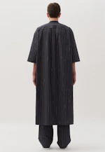 Oversized Unisex caftan rayures in Bleu Foncé |  Seidensticker Onlineshop