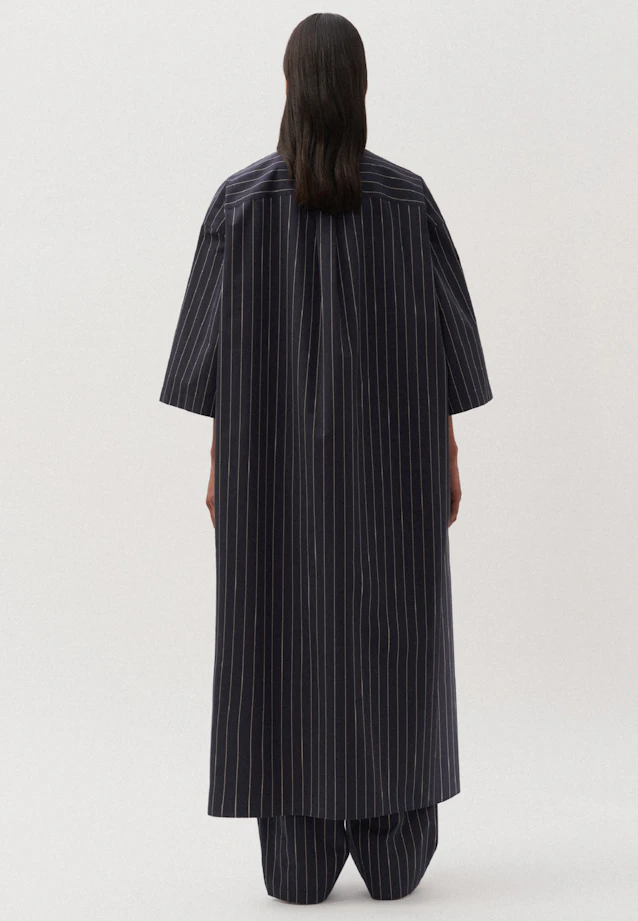 Oversized Unisex caftan rayures in Bleu Foncé |  Seidensticker Onlineshop