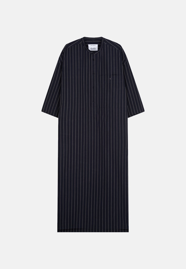 Oversized Unisex Kaftan Streifen in Dunkelblau |  Seidensticker Onlineshop