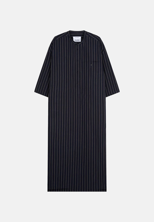 Oversized Unisex caftan rayures in Bleu Foncé |  Seidensticker Onlineshop